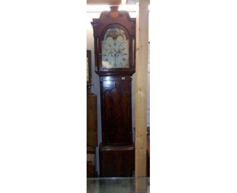 A Victorian mahogany grandfather long case 8 day clock by Claire Manchester