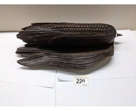 A Black Forest double inkwell as a sweet corn.