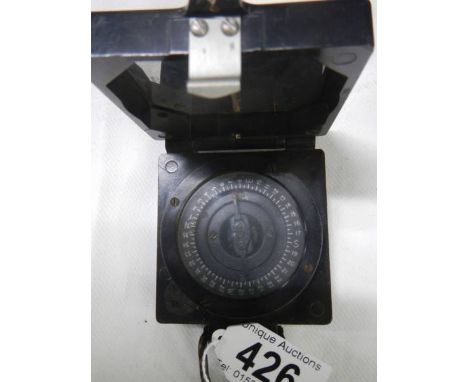 WW2 British Army Marching compass in Bakelite case. T.G. and Co Ltd. Marked with War Dept arrow and numbered B 234167
