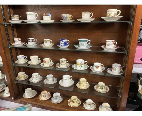 A good collection of early 20th century coffee/tea cups &amp; saucers