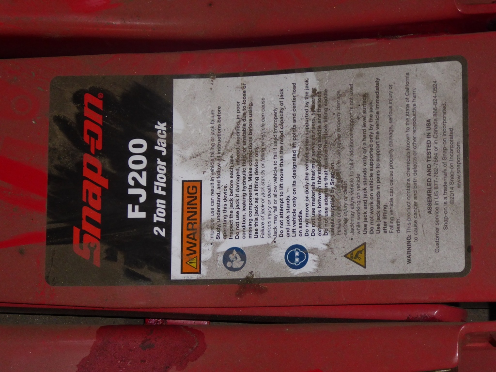 Snap On FJ200 FLoor Jack