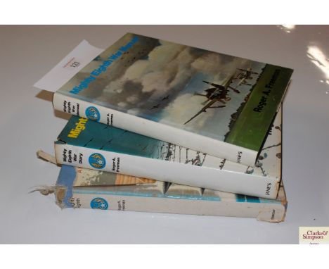 Three Roger A Freeman books, Mighty 8th War Manual, Mighty 8th War Diary; and the Mighty 8th History of the US 8th Army Air F