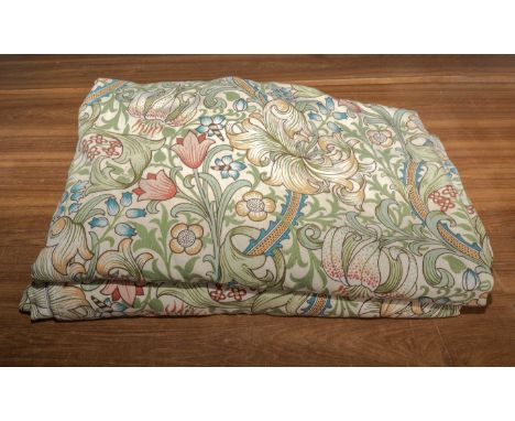 Pair of lined curtains 84" drop x 90" wide
