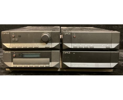 Audio Equipment - a Cyrus CD6S CD player; a Cyrus III amplifier; a Cyrus Dacmaster; a Cyrus PSX-R power supply unit; a Cyrus 