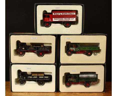 Corgi 1:50 scale Vintage Glory of Steam models, comprising 80001 Super Sentinel steam wagon with crates - Tate &amp; Lyle, bo