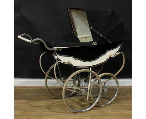 A vintage coach built pram, by Marmet 
