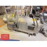Karl Schnell S/S Emulsifier, Model: 1132274 with Infeed Auger, Spare Auger and Floor Rails (Location