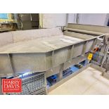 S/S Framed Feed Table: 104" Length x 67'' Width (Location: Allentown, PA)