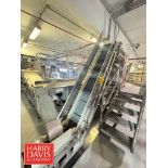 S/S Frame Incline Z-Frame Conveyor: 26" Width (Location: Allentown, PA)
