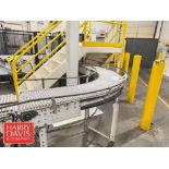 180° Conveyor with Rails: 22" Width (Location: Allentown, PA)