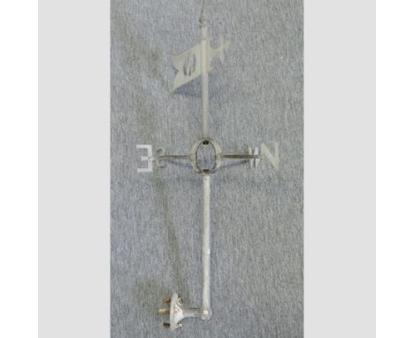 An aluminium weather vane, 88cm tall
