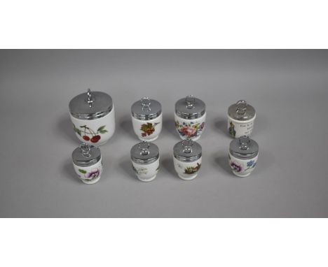 A Collection of Royal Worcester Egg Coddlers 