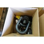 (4) Assorted Swivel Eye Bolts