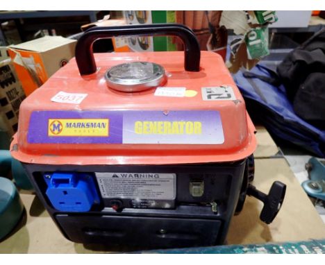Marksman tools petrol generator. Not available for in-house P&P 