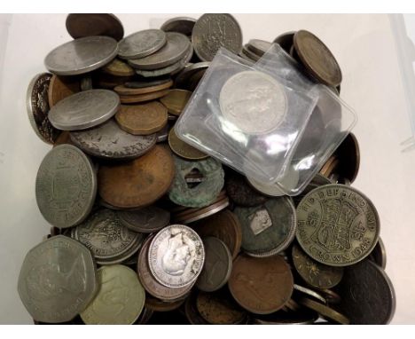 3kg of mixed coins, mainly GB pre decimal. UK P&amp;P Group 1 (£16+VAT for the first lot and £2+VAT for subsequent lots) 