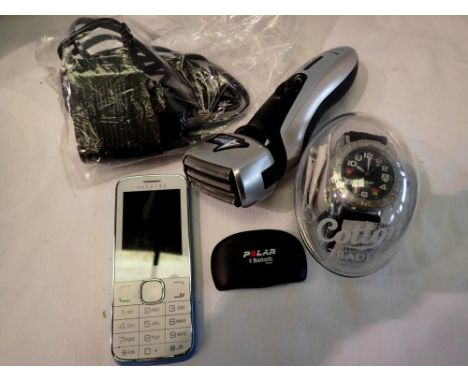 Mixed items including a Panasonic razor. Not available for in-house P&amp;P 