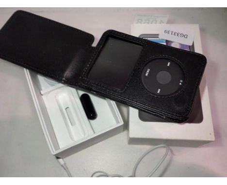 Boxed apple iPod classic. UK P&amp;P Group 1 (£16+VAT for the first lot and £2+VAT for subsequent lots) 