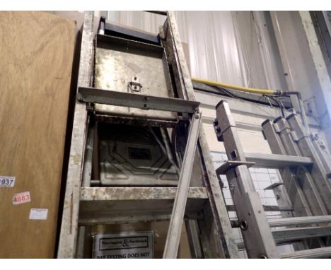 Two large pairs of step ladders. Not available for in-house P&amp;P 