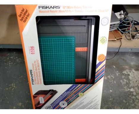 Fiskars 30 cm rotary trimmer boxed. Not available for in-house P&amp;P 