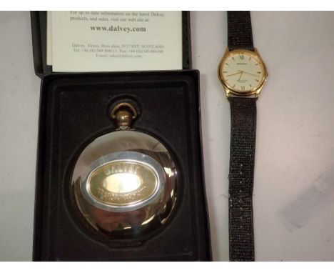 Dalvey pocket watch style compass and Sekonda wristwatch.  UK P&amp;P Group 1 (£16+VAT for the first lot and £2+VAT for subse