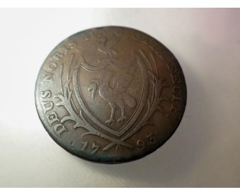 1793 Liverpool shipping token. UK P&amp;P Group 0 (£6+VAT for the first lot and £1+VAT for subsequent lots) 