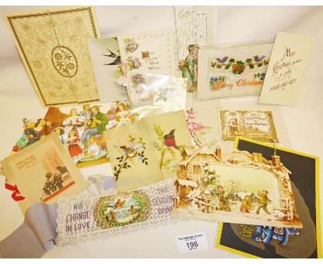 Assorted vintage and older greetings cards