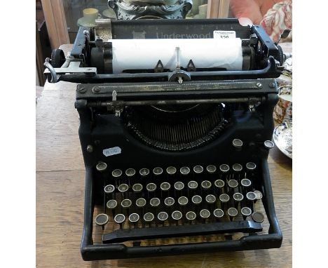 Underwood typewriter, c. 1927-28