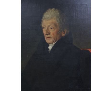 Early 19th century English School, oil on canvas, Portrait of James Stedman of Whinfield (1748-1830), inscribed verso, 75 x 6