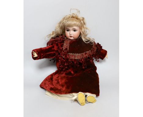 A Simon &amp; Halbig for Kammer &amp; Reinhardt bisque headed doll