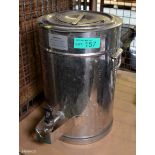 Stainless steel large tea urn