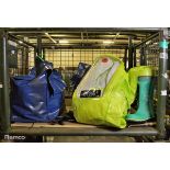 3x Chemical suits
