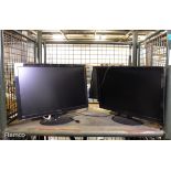 6x Hanns G HL274 27 Inch Monitors 100-240V 50/60Hz