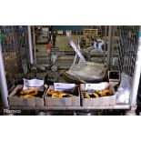 Lifting equipment, 4x Ansell Jones Block & Tackle, 4x Single leg wire rope slings, 3x 2 leg chain sl