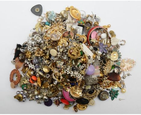 A collection of modern and vintage earrings 