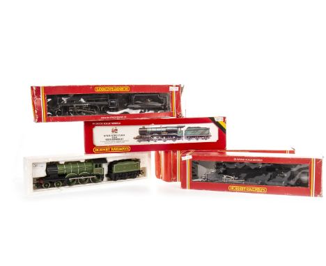 HORNBY RAILWAYS - DUBLO G. W. R. KING CLASS 4-6-0 KING EDWARD I LOCOMOTIVE and TENDER, along with four other locomotives and 