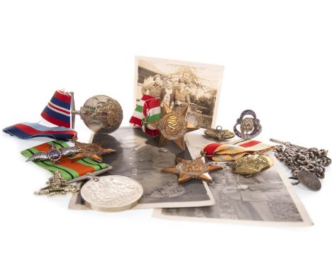 GROUP OF WWII MEDALS AWARDED TO HENRY ARTHUR JOWERS, comprising the 1939-1945 Star, the Africa Star, the Italy Star, the War 