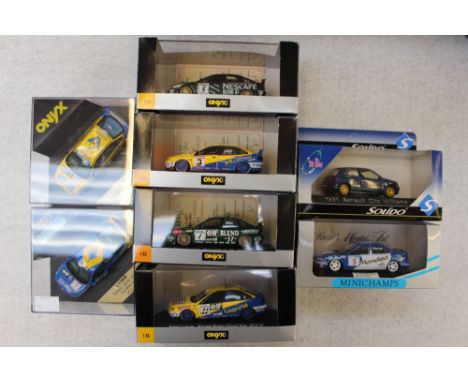 Onyx, Vitesse, Minichamps, group of eight 1/43 scale Touring cars, boxed 