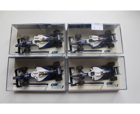 Williams F1 Team Minichamps 1/43 scale, boxed Toyota FW31 2 x Rosberg, 2 x Nakajima, including limited editions 