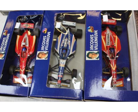 Paul's Model Art Williams F1 1/18 scale FW19, FW20 and Mecachrome launch version 1998, boxed 