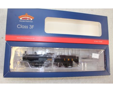 Bachmann branch lines 31-627A LMS black 3F 3709 21 DCC OO gauge, boxed 