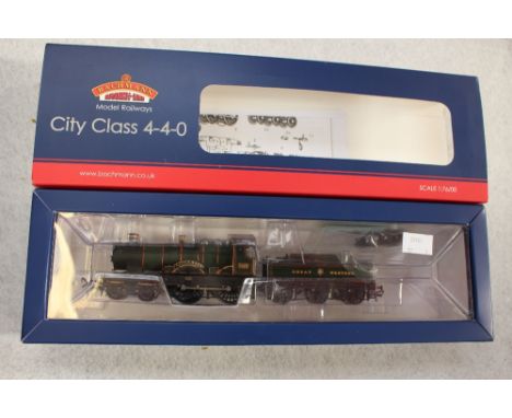 Bachmann branch line 31-726 GWR 4-4-0 City of Bath 21 DCC, boxed OO gauge 