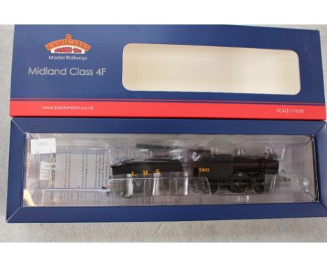 Bachmann branch line OO gauge 31-880 LMS 4F 3851 21 DCC, boxed 