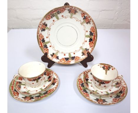 EARLY 20th CENTURY ROYAL STAFFORD PART TEA SETwith floral and gilt decoration, comprising nine cups, eleven saucers, eleven s