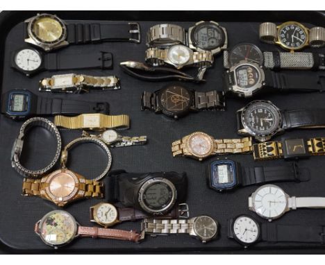 SELECTION OF LADIES AND GENTLEMEN'S WRISTWATCHESincluding Komono, Casio, Aviator, Swatch, Seiko, Sekonda, Casio, Tissot, Time