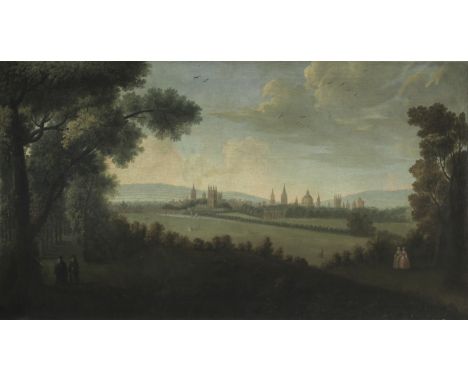 Thomas Smith of Derby (active Britain, 1745-1767)View of Oxford signed 'Thos Smith' (lower left)oil on canvas69.2 x 122.5cm (