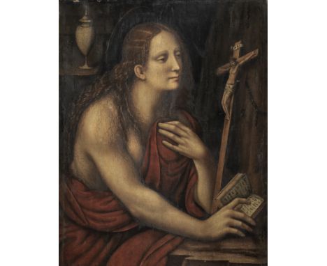 Studio of Giovanni Pietro Rizzoli, called il Giampetrino (active Milan, circa 1500-circa 1549)The Penitent Magdalene oil on c