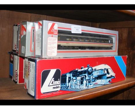 Nine boxed Lima carriages 