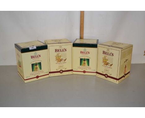 Wade Bells Scotch Whisky - Four boxed Christmas Editions