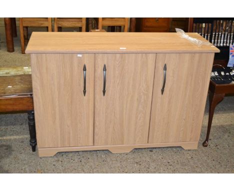Modern light wood effect sideboard
