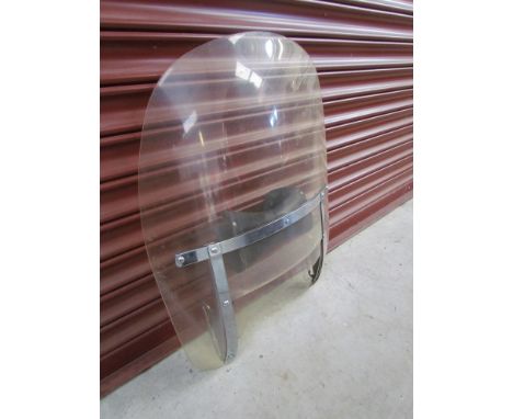 A Harley Davidson visor with leather pouch